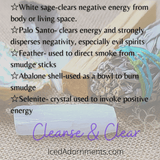 Cleanse & Clear Smudge Kit - Iced Adornments