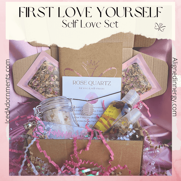 First Love Yourself- Self Love Set - Iced Adornments